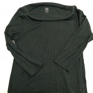 Hunter Green Boatneck Tee